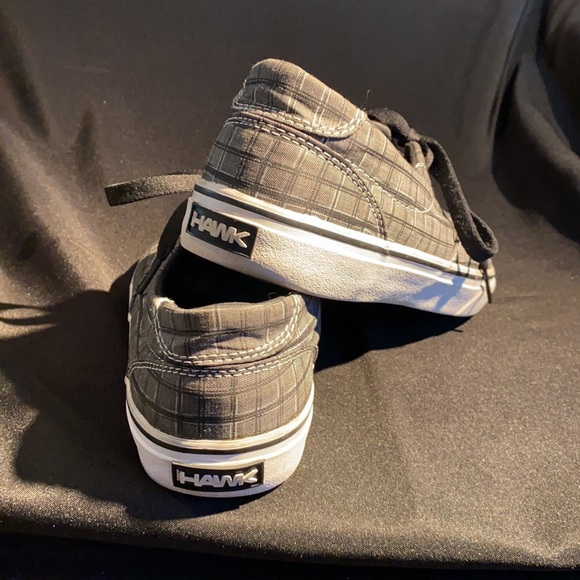 Tony Hawk Black Plaid Skater Sneakers - Picture 4 of 8